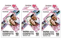 Fujifilm Instax Mini Confetti Film 19061920, 30 Sheets, 3 Value Set
