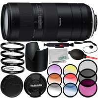 Tamron 70-210mm f/4 Di VC USD Lens for Canon EF + 3PC Filter Kit + 4PC Macro Filter Set + 6PC Graduated Filter Kit + Lens Cap Keeper + Dust Blower + Lens Pen + Microfiber Cleaning Cloth