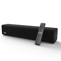 Soundbar, BESTISAN Sound Bar with Bluetooth 5.0 and Wired Connections, Home Theater Audio Sound Bars for TV (20 Inch, 50 Watt, 3 Inch Drivers, Bass Adjustable, Wall Mountable, Deep Bass, AUX-Out Port)
