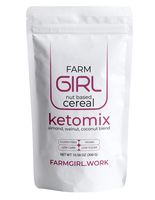 Farm Girl Breakfast Keto Granola - Delicious Maple Cinnamon Taste - Low Carb Cereal, Gluten & Grain Free-Low Fat, High Protein Keto Cereals Energy Snack- Great for Ketogenic & Diabetic Kitchen-10.58oz