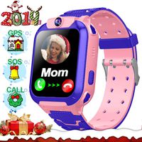 Kids Smart Watch GPS Tracker for Boys Girls with 1.44'' HD Touch Screen Two Way Call SOS Camera Math Game Voice Chat Wrist Watch iOS Android Students Learning Toys Christmas Holiday Birthday Gifts