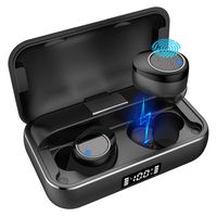 ODOMY True Wireless Earbuds Bluetooth 5.0 Headphones One-Step Pairing with Touch-Control Operation IPX5 Waterproof 180 Hours Standby Superior Metal Charging Case Noise Isolation Build-in Mic
