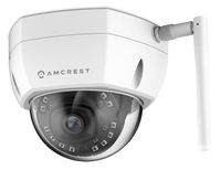 Amcrest IP2M-851W Prohd Outdoor 2 Megapixel 1080P WiFi Wireless Vandal Dome IP Security Camera, White