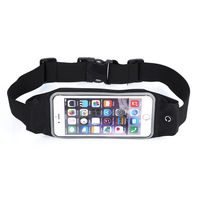 Waterproof Running Sport Waist Bag Wallet Case Holder Belt Zipper Bag for iPhone Workout Fitness Belt