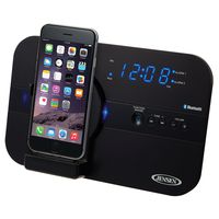 Jensen Docking Digital Music System for Dock and charging with Lightning Cable Connector for iPhone 5 / 5S / 5c / 6  and iPod touch 5th Generation (JILS525I)