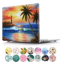 2016/2017 Release MacBook Pro 15 inch Case, PapyHall Glitter Dull Polish Plastic Hard Case Cover for Apple MacBook Pro 15" with Touch Bar & Touch ID A1707 Release 2017/2016 (DZ-Beach)