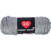 Red Heart Super Saver Yarn, Solid - Dusty Grey