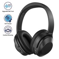 Mpow Active Noise Cancelling Headphones, Over-Ear Bluetooth Headphones with Hi-Fi Sound Deep Bass, CVC 6.0 Microphone, Stable Connection, 30H Playtime Wireless Headphones for Travel, Work, and Home