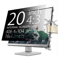 Xianan Protect Computer Privacy - 20 Inch 4:3 Aspect Ratio Computer Privacy Screen Protector Privacy Filter for Square Computer Monitor - Anti-Glare - We Offer 3 Different 20" Filter Sizes