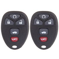 ECCPP Replacement fit for Keyless Entry Remote Key Fob Saturn Aura Sky/Buick Allure LaCrosse/Chevrolet Malibu Cobalt/Pontiac G5 G6 Pursuit Solstice Grand Prix KOBGT04A (Pack of 2)