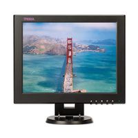 TPEKKA 12" Inch Square CCTV Monitor Mini Portable TFT LCD 4:3/16:9 Security Monitor HD 800x600 with BNC HDMI VGA AV Input for Computer PC TV DVR FPV Screen CCTV Camera Car Display Home Surveillance