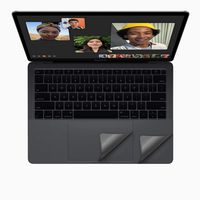 Palm Rest Cover Skin and Trackpad Protector Compatible 2018 MacBook Air 13-Inch Model A1932 with Touch Id Version, Premium MacBook Air 13 A1932 Protective Accessory (Space Gray)