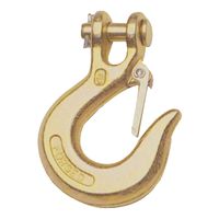 CURT 81900 1/4-Inch Forged Steel Clevis Hook with Safety Latch 7,800 lbs., 1/2-Inch Opening