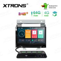 XTRONS Android 9.0 Car Stereo Radio Player Octa Core 4G RAM 64G ROM GPS Navigation 7" Touch Screen Video Player Bluetooth Head Unit Supports Android Auto WiFi OBD2 DVR TPMS for Land Rover Freelander 2