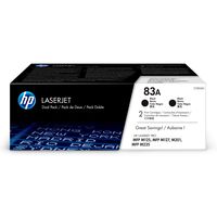 HP 83A | CF283AD | 2 Toner Cartridges | Black