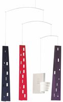 Flensted Mobiles Guggenheim Building Hanging Mobile - 24 Inches Cardboard