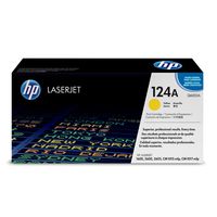 HP 124A Color Laserjet 1600 2600 2605 2605 DN DTN Toner Cartridge in Retail Packaging (Renewed) (Yellow)