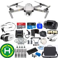 DJI Mavic Pro Platinum Edition Pro Accessory Bundle with Carry Case, 7 Piece Filter Kit, Battery Charging Hub, Landing Pad Plus Much More (1 Battery Total)