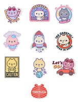 TWOTUCKGOM Collaboration with Monsta X Travel Sticker Pack Blue - TTG Small Cute TWOTUCKGOM Seriese Decal Stickers for Laptop Water Bottles Computer Keyboard Luggage Sticker