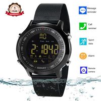 Agkey Smart Watch Waterproof Bluetooth Smartwatch Sports Smart Watches for Men Women Boys Kids Android iOS iPhone X 8 7 6 Samsung Huawei with Pedometer Fitness Tracker SMS Call Reminder (Black Steel)
