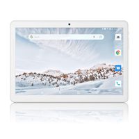 Tablet 10 inch, Android 8.1, 2+32GB Tablets PC, 3G Phablet Unlocked with Dual Slot Card, 1280x800 IPS, GMS Certified, WiFi, Bluetooth 4.0, GPS, OTG - Silver