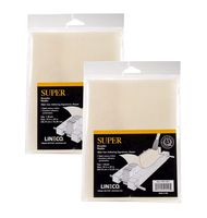 Lineco Bookbinding Super Cloth. Archival Quality, Acid-Free, Open Weave Cotton Cloth, Flexible. 18x30 Inches. Repair and Adhere Bookbindings, (Pack of 2) Neutral Color.