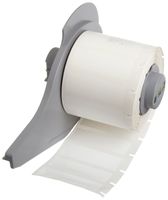 Brady M71-29-483 BradyBondz 1.5" Width x 0.5" Height White Color B-483 Ultra Aggressive Polyester Labels With Gloss Finish For BMP71 Label Printer (500 Per Roll)