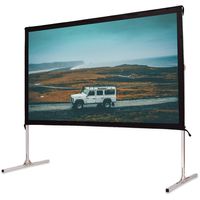 Safstar Portable Outdoor Movie Theater Fast Folding Projector Screen with Stand Legs and Carry Bag (100" / 48" x 87")