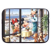 LOSUJSDB Mickey and Minnie Mouse Couple Water-Reaistant Laptop Sleeve Case Bag Portable Messenger Bags Briefcase Sleeve Protective Carrying Bags Cover 13/15 Inch