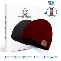 Bluetooth Beanie Hat Headphones | Bluetooth 5.0V Wireless Winter Hats | Cap with Detachable Built-in Mic and Speakers | Hands-Free for Outdoor Sports | Unique Christmas Gift | Unisex