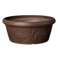 Arcadia Garden Products PSW TA20C Bulb Pan, 8 by 3-Inch, Chocolate