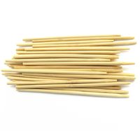 BambooMN 8.5 Inch 5mm Thick Semi Point Food Caramel Candy Apple Corn Dog Garden Bamboo Skewers, 1000 Pieces