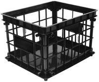 Storex Standard File Crate, Letter/Legal Size, 17.25 x 11.2 x 14.25 Inches, Black (61659A03C)