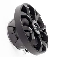 Belva BBMS65B - Pair of 6.5" 2-Way 400W Black Marine Coaxial Speakers for Marine/UTV/ATV/Motorcycle/Powersports