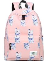 Bookbags for Teens, Cute Animal Cat/Kitty Laptop Backpack School Bags Travel Daypack Handbag by Myrgeen(Pink)