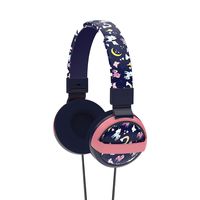 Gabba Goods Premium Safe Sound Printed & Foldable Over The Ear Comfort Padded Stereo Headphones with AUX Cable | Earphones