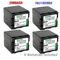 Kastar Battery (4-Pack) for Panasonic VW-VBN260 work with Panasonic HC-X800 HC-X900 HC-X900M HC-X910 HC-X920 HC-X920M HDC-HS900 HDC-SD800 HDC-SD900 HDC-TM900 Cameras