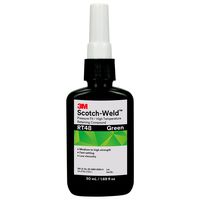 3M Scotch-Weld Pressure Fit/High Temperature Retaining Compound RT48, Green, 50 mL Bottle