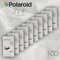 Polaroid ZINK Media 3 x 4 inch Photo Paper for Polaroid Z340 Camera and Polaroid GL10 Printer - Pack of 100