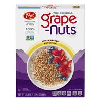 Post Grape-Nuts The Original, Whole Grain, Low Fat, Non-GMO, Heart Healthy Breakfast Cereal 20.5 Ounce Box