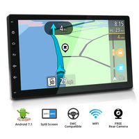 10.1" Full Big-screen Android 7.1 2G-RAM High Resolution:1024×600 Quad-Core Universal Car GPS 2 din Stereo Navigation support Wifi OBD DBA Subwoofer Mirror Link With Camera(NO DVD CD player)