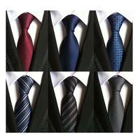 WeiShang Lot 6 PCS Classic Men's 100% Silk Tie Necktie Woven JACQUARD Neck Ties (Style 14)