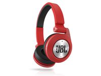 JBL E40BT Red High-Performance Wireless On-Ear Bluetooth Stereo Headphone, Red