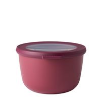 Rosti Mepal RST62100BRY Cirqula Multi Food Storage and Serving Bowl with Lid, Tall 1 Quart, Berry