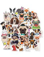 HaokHome S-004 86pcs Cute Cartoon Dog Stickers for Teens Kids Cars Stickers for Water Bottles Laptop Scrapbooking Firefighters Hydro Flask Stickers Vsco Stickers Wall Stickers Room Decor