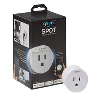 Geeni SPOT Smart Outlet Plug, White - No Hub Works with Amazon Alexa, Google Assistant & Microsoft Cortana, Requires 2.4 GHz Wi-Fi