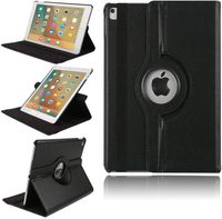 YiMiky iPad 7th Generation 10.2" Case Cover, 360 Degree Rotate Stand Folio Case Book Style PU Leather Flip Protective Sleeve Lightweight Screen Protector Shell for 2019 iPad 7th Gen 10.2 inch (Black)
