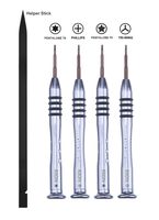 RION Pentalobe 6 Pentalobe 5 Phillips Tri-wing Screwdrivers and helper stick for Apple MacBook Pro MacBook Air and MacBook(fit All Retina Display models and old Macbook models)-5pcs