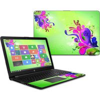 MightySkins Skin Compatible with HP 15t Laptop 15.6" (2017) - Pastel Flourishes | Protective, Durable, and Unique Vinyl Decal wrap Cover | Easy to Apply, Remove, and Change Styles | Made in The USA