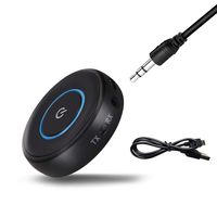 Bluetooth Transmitter and Receiver V4.1, Wireless Bluetooth Audio Adapter 3.5mm Stereo (aptX Low Latency) by Gecen, Compatible with TV, PC, Home Sound, Car Stereo, Headphones and Speakers,etc.